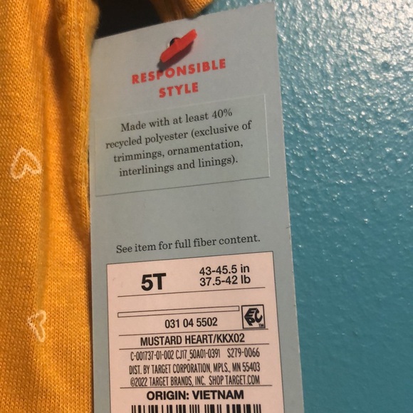 Cat & Jack girls summer dress size 5T NWT - Picture 5 of 8